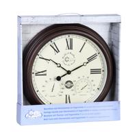 Buitenklok met thermometer en hygrometer ⌀ 38 cm - thumbnail