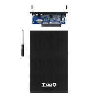 Externe Doos TooQ TQE-2527B SATA III USB 3.0 3,5" Zwart - thumbnail