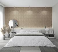 Marburg Travertino Behang met gevlochten wickerlook - 33384 - thumbnail