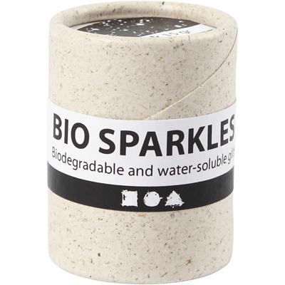 Creativ Company Bio glitter zwart, 10gr