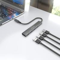 Aisens A106-0540 USB Type-C 3.0 Hub - 4xUSB - thumbnail