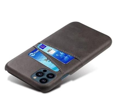Casecentive Leren Wallet Back case iPhone 13 Pro zwart