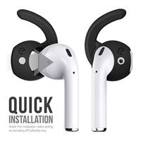 iPhone hoofdtelefoon en oorhaak voor Apple hoofdtelefoon en hoofdtelefoon voor iPod, iPhone 7/6/6S/6 Plus/5S/5C/5, zwart - thumbnail