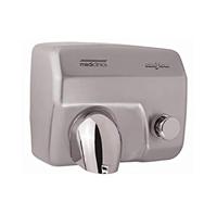 Mediclinics Mediclinics Saniflow handdroger drukknop E88CS - mat verchroomd - thumbnail