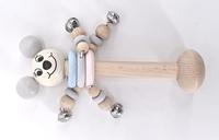 Voggenreiter 1236 Minny houten muis rammelstaaf met belletjes - thumbnail