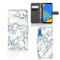 Samsung Galaxy A7 (2018) Uniek Hoesje Blossom White - thumbnail