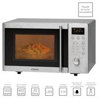 Bomann MWG 2211 U CB Magnetron Zilver 800 W Grillfunctie, Geschikt voor onderbouw - thumbnail