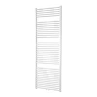 Designradiator Plieger Palmyra 868 Watt Midden- of Zijaansluiting 177,5x50 cm Zilver Metallic - thumbnail