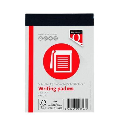 Schrijfblok Quantore A7 lijn 100vel 60gr | 3 stuks
