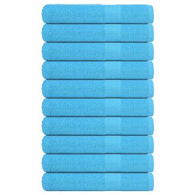 Saunahanddoeken 10 st 80x200 cm 360 g/m 100% katoen turquoise