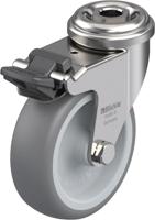 Blickle LRXA-TPA 75G-FI Zwenkwiel met rem Wieldiameter: 75 mm Draagvermogen (max.): 75 kg 1 stuk(s) - thumbnail