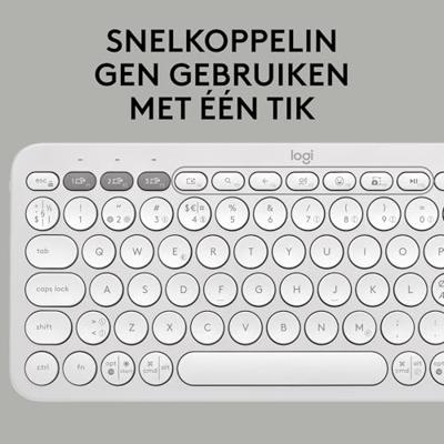 Logitech K380s Pebble Keys 2 toetsenbord Draadloos Wit