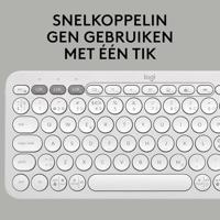 Logitech K380s Pebble Keys 2 toetsenbord Draadloos Wit - thumbnail