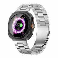 Titanium schakelband - Zilver - Samsung Galaxy Watch 8 Classic - 46mm - thumbnail