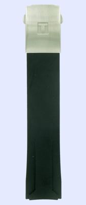 Horlogeband Tissot T603028917 Rubber Zwart 22mm