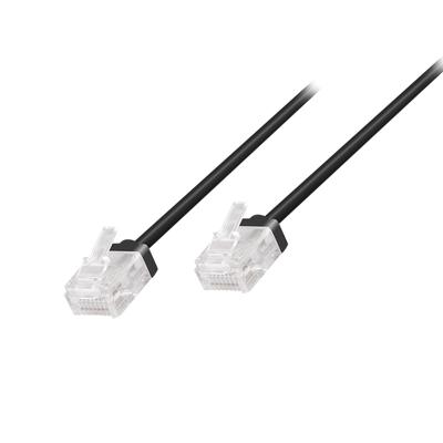 LogiLink CQ3023U RJ45 Netwerkkabel, patchkabel CAT 6A U/UTP 0.50 m Zwart Extreem dun, Zeer flexibel, Vlambestendig, Halogeenvrij 1 stuk(s) LogiLink CQ3023U RJ45 Netwerkkabel, patchkabel CAT 6A U/UTP 0.50 m Zwart Extreem dun, Zeer flexibel, Vlambestendig, Halogeenvrij 1 stuk(s)