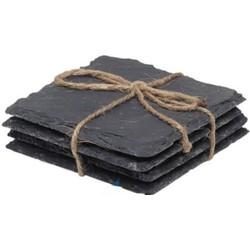 Alpina onderzetters leisteen 4 stuks