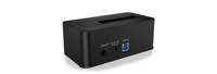 RaidSonic IB-112STU3-B basisstation voor opslagstations USB 3.2 Gen 1 (3.1 Gen 1) Type-A - thumbnail