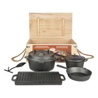 Esschert Design kampvuur kookset 7-delig zwartff240 - thumbnail