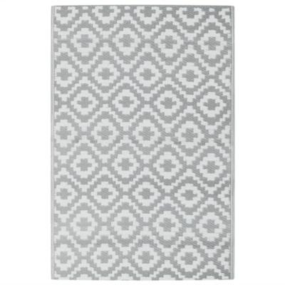 VidaXL Buitenkleed arakil 120x180 cm pp grijs VidaXL Buitenkleed arakil 120x180 cm pp grijs