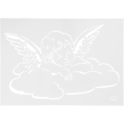 Viva Decor Flexibel sjabloon, engel, a4, vel 210x297 mm, 1 stuk