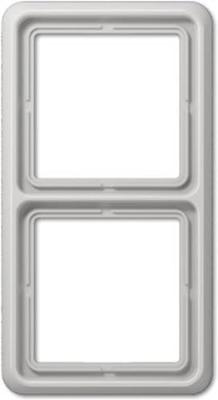 Jung CD582LG Afdekking Frame 2-voudig Grijs 1 stuk(s)