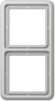 Jung CD582LG Afdekking Frame 2-voudig Grijs 1 stuk(s) - thumbnail