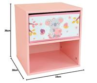 CALLY MIMI KOALA Nachtkastje met lade ± 36 x 33 x 30 cm voor kinderen - thumbnail