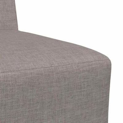 Fauteuil 55 cm stof taupe