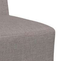 Fauteuil 55 cm stof taupe - thumbnail
