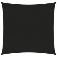 VidaXL Zonnezeil 160 g/m² 2,5x2,5 m hdpe zwart - thumbnail