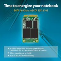 Transcend 64 GB mSATA SSD harde schijf SATA 6 Gb/s Retail TS64GMSA370S - thumbnail