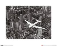 Kunstdruk Time Life - DC-4 Over Manhattan 40x50cm - thumbnail