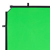 Manfrotto EzyFrame Fotografie/Video Groot Formaat Opvouwbare Achtergrond Cover 2 x 2.3m - Chroma Key Groen/Ultra-Draagbaar/Familie Shoots/Portretten/Geanimeerde Actie Poses/Mode/Commercieel - LL - thumbnail