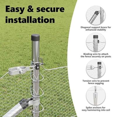 VidaXL Afrasteringspaal zilver 25 x 0,4 m (13 mm gaas) staal VidaXL Afrasteringspaal zilver 25 x 0,4 m (13 mm gaas) staal