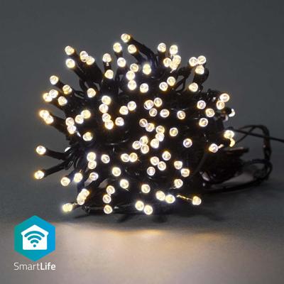 Nedis SmartLife Decoratieve LED lichtgordijn iOS/Android 3x3 meter 200 LED&apos;s