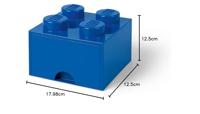 Room Copenhagen LEGO Brick Drawer 4 Blauw opbergdoos - thumbnail