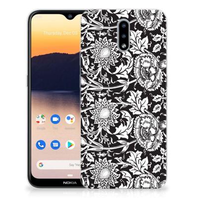Nokia 2.3 | TPU Case | Black Flowers Nokia 2.3 | TPU Case | Black Flowers