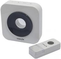 Enzo Chacon Draadloze deurbel design 100m wit/grijs - 8415050 - thumbnail