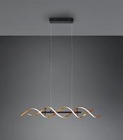 Trio Design led hanglampSequence zwart met goud - 341810208 - thumbnail