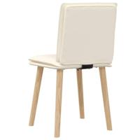Eetkamerstoelen 2 st linnen - thumbnail
