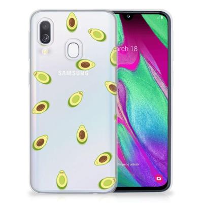Samsung Galaxy A40 | Siliconen Case | Avocado