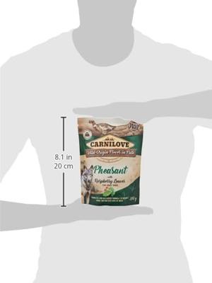 CARNILOVE DOG POUCH FAZANT / FRAMBOZENBLAD 12X300 GR