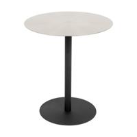 Zuiver Ronde Bijzettafel 'Snow' Staal, 40cm, kleur Zilver - thumbnail