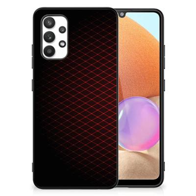 Samsung Galaxy A32 4G | A32 5G Enterprise Editie Back Case Geruit Rood Samsung Galaxy A32 4G | A32 5G Enterprise Editie Back Case Geruit Rood