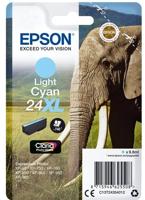 Epson Elephant Singlepack Light Cyan 24XL Claria Photo HD Ink - thumbnail