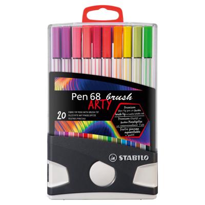Brushstift STABILO Pen 568/20 Arty assorti set à 20 stuks