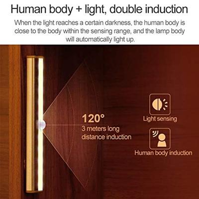 2.8 w 20 LEDs warm wit breedbeeld intelligent menselijk lichaam sensor licht LED gang kast licht USB opladen versie