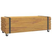 Salontafel 110x45x35 cm massief teakhout - thumbnail