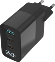 Sitecom 65W Power Delivery Wall Charger with LED display - thumbnail
